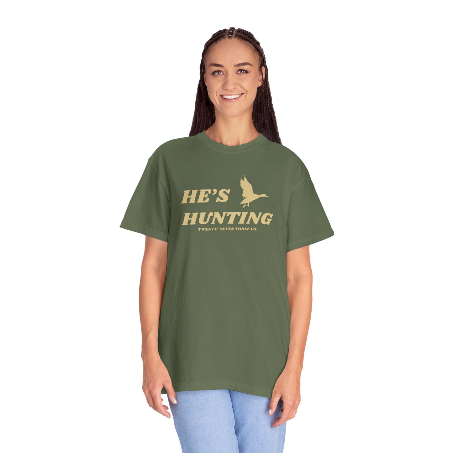 "He's Hunting" Duck Tee