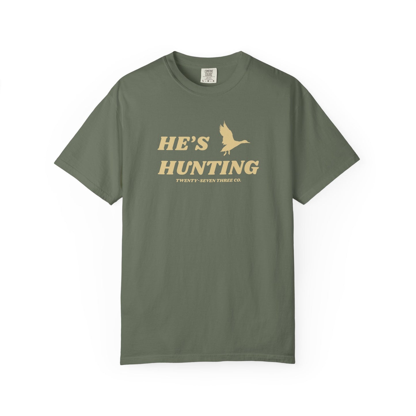 "He's Hunting" Duck Tee