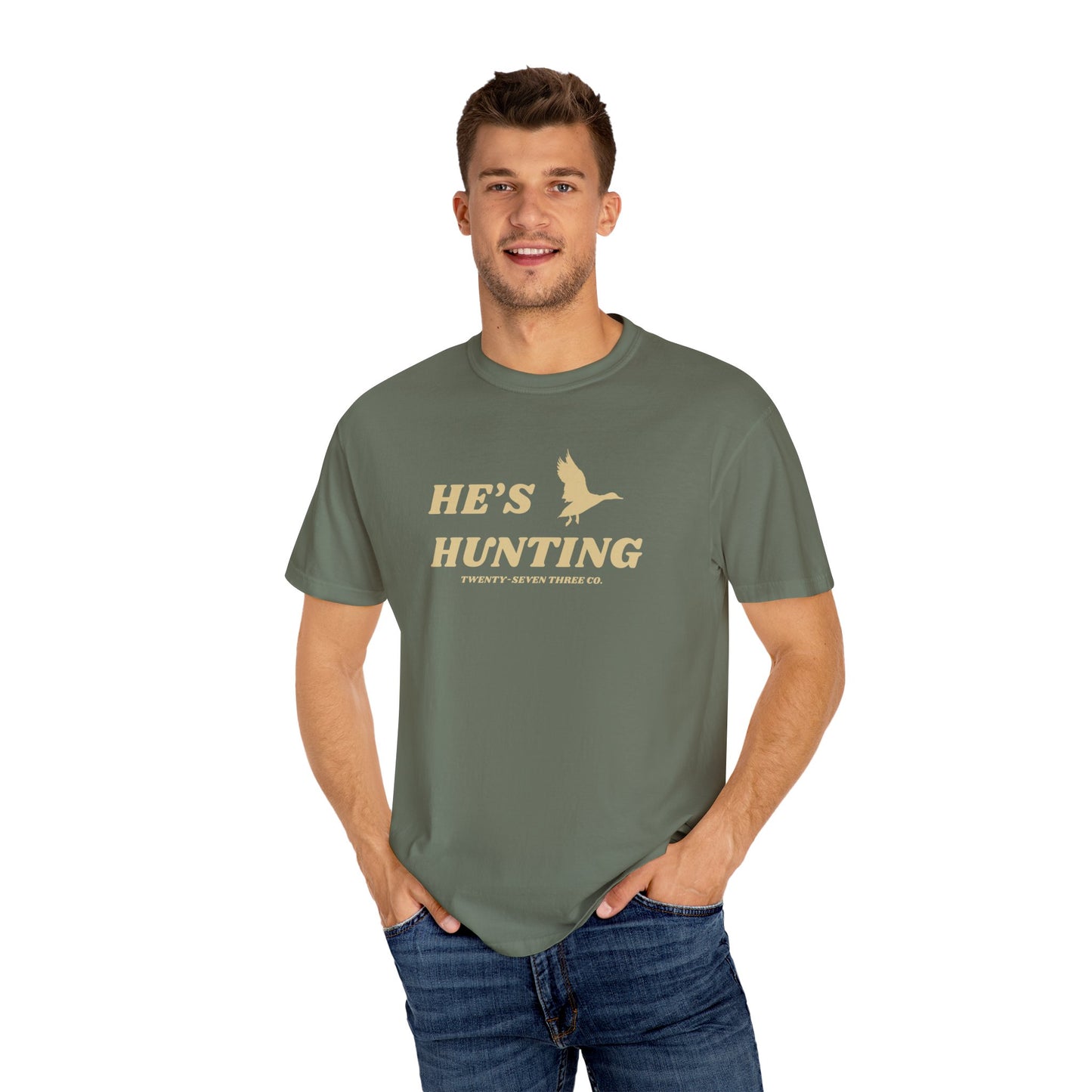 "He's Hunting" Duck Tee
