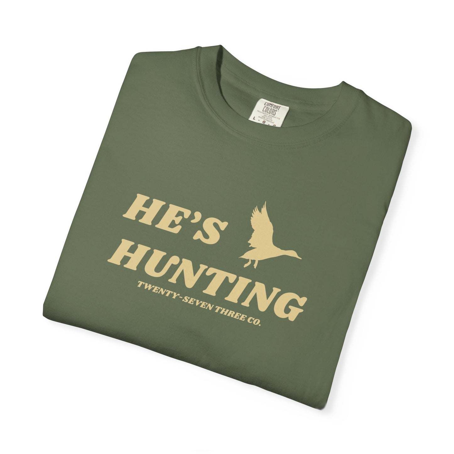 "He's Hunting" Duck Tee