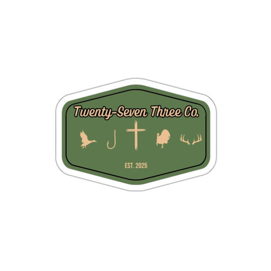 Twenty-Seven Three Sticker